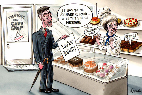 Brexit cake shop